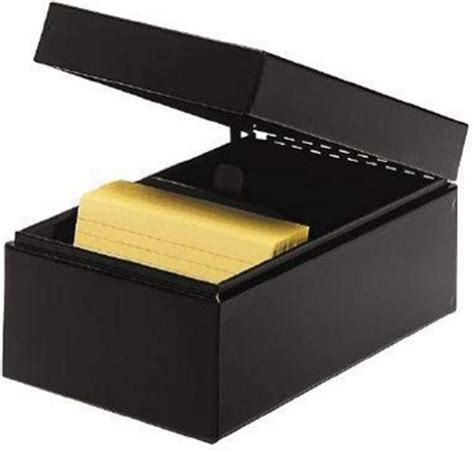 Metal Index Card Boxes 